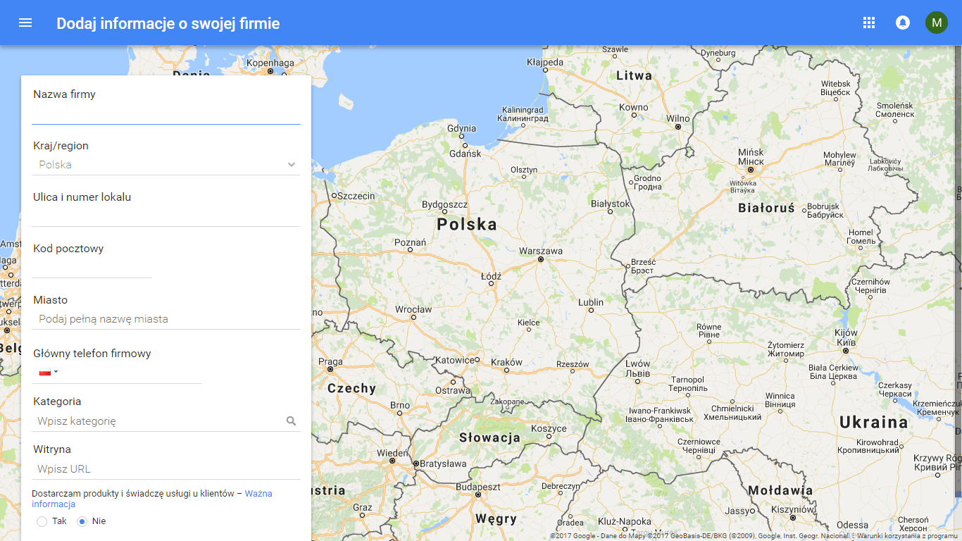 google-moja-firma-dodawanie