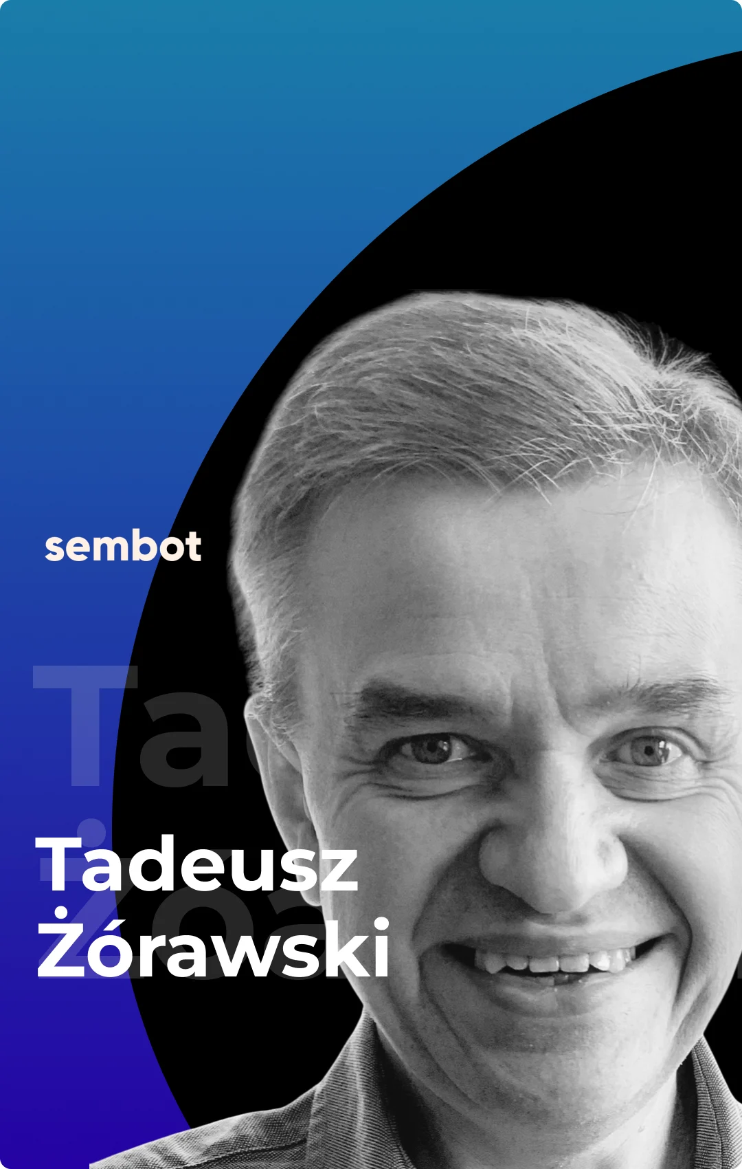 Prelegent Tadeusz Żórawski pion