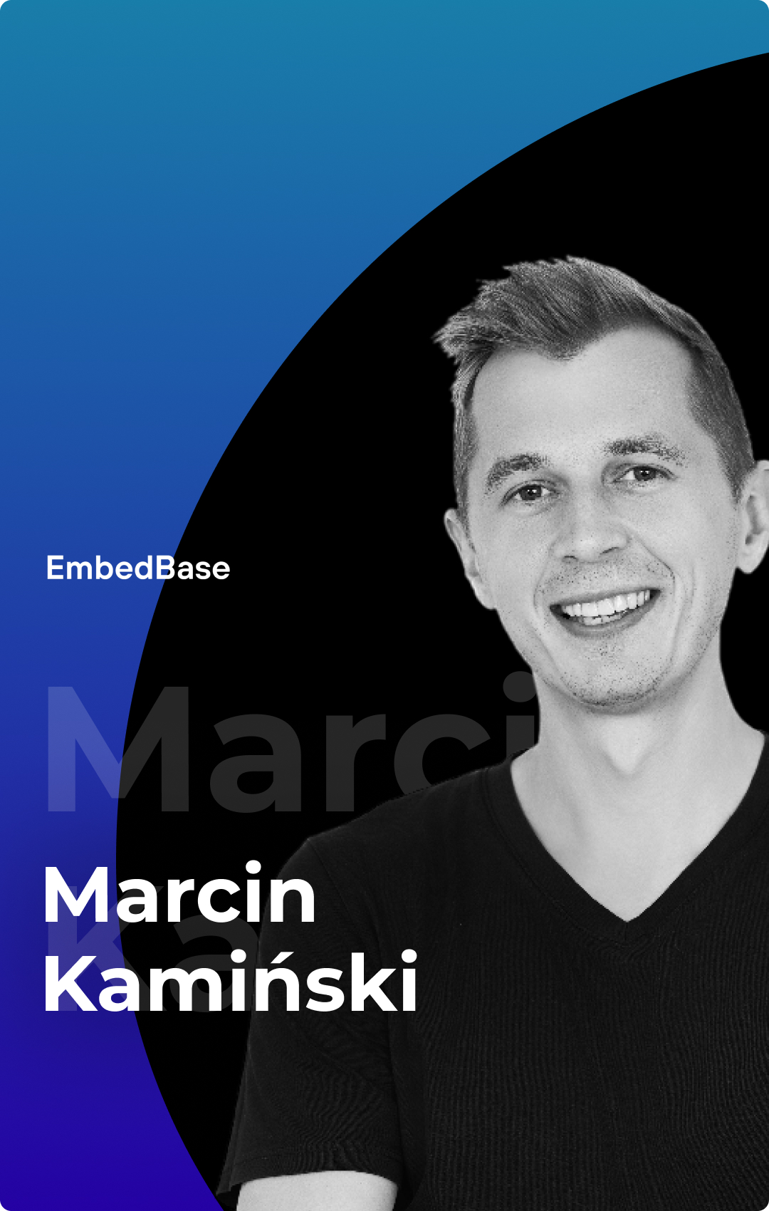 Prelegent Marcin Kamiński pion