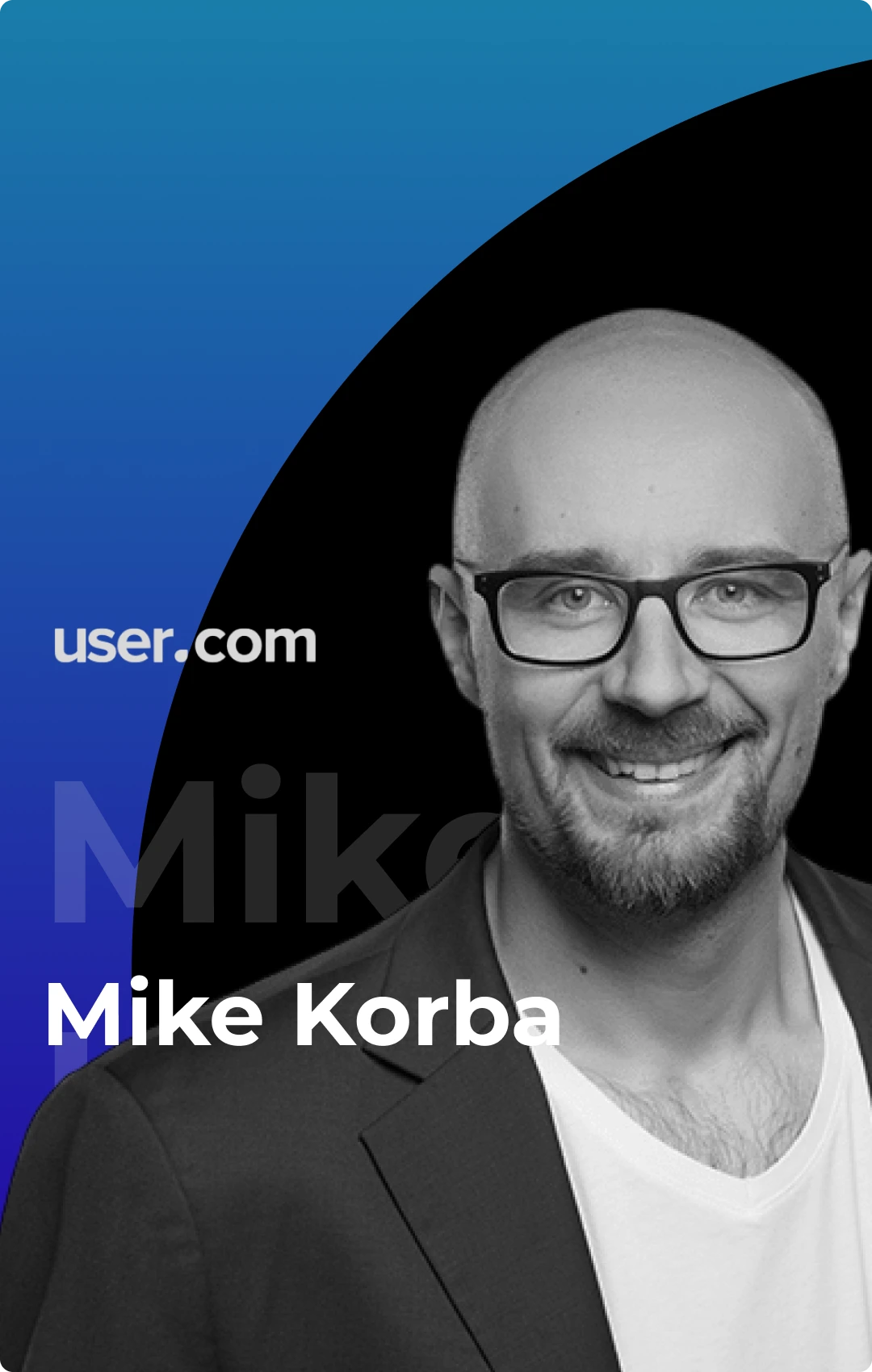Prelegent Mike Korba pion